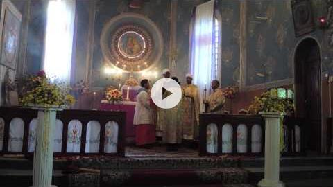 Liturgy at Nativity Cathedral of the Blessed Virgin, Ethiopia